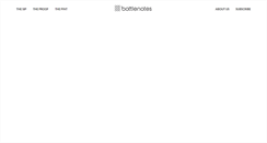 Desktop Screenshot of bottlenotes.com